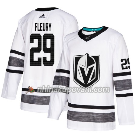 Vegas Golden Knights Dresy Marc-Andre Fleury 29 Bílá 2019 NHL All-Star Adidas Authentic - Pánské
